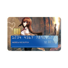 Load image into Gallery viewer, Kurisu & Kyouma Credit Card Skins (4-in-1 Pack)