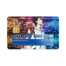 Load image into Gallery viewer, Kurisu Makise and Rintarou Okabe Credit Card Skins (4-in-1 Pack)