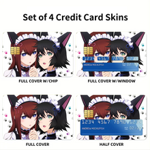 Load image into Gallery viewer, Kurisu & Mayuri Credit Card Skins (4-in-1 Pack)
