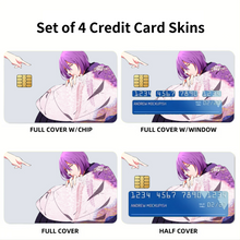 Load image into Gallery viewer, Kuroko's Basketball Atsushi Murasakibara Credit Card Skins (4-in-1 Pack)