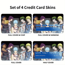 Load image into Gallery viewer, Kuroko's Basketball Credit Card Skins (4-in-1 Pack)