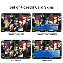 Load image into Gallery viewer, Kuroko's Basketball Credit Card Skins (4-in-1 Pack)