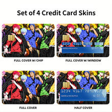 Load image into Gallery viewer, Kuroko's Basketball Credit Card Skins (4-in-1 Pack)