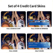 Load image into Gallery viewer, Kuroko's Basketball Credit Card Skins (4-in-1 Pack)