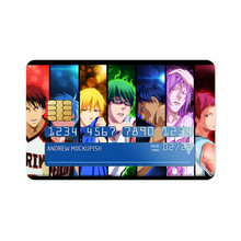 Load image into Gallery viewer, Kuroko's Basketball Credit Card Skins (4-in-1 Pack)