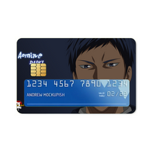 Load image into Gallery viewer, Kuroko's Basketball Daiki Aomine Credit Card Skins (4-in-1 Pack)