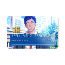 Load image into Gallery viewer, Kuroko's Basketball Daiki Aomine Credit Card Skins (4-in-1 Pack)