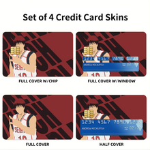 Load image into Gallery viewer, Kuroko's Basketball Taiga Kagami Credit Card Skins (4-in-1 Pack)