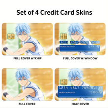 Load image into Gallery viewer, Kuroko's Basketball Tetsuya Kuroko Credit Card Skins (4-in-1 Pack)