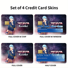 Load image into Gallery viewer, Kuroko's Basketball Tetsuya Kuroko Credit Card Skins (4-in-1 Pack)