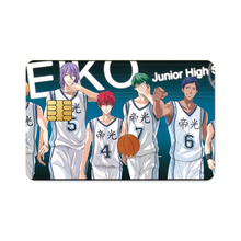 Load image into Gallery viewer, Kuroko's Basketball Tetsuya Kuroko, Daiki Aomine, Atsushi Murasakibara Credit Card Skins (4-in-1 Pack)