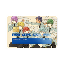 Load image into Gallery viewer, Kuroko's Basketball Tetsuya Kuroko, Daiki Aomine, Atsushi Murasakibara Credit Card Skins (4-in-1 Pack)