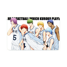 Load image into Gallery viewer, Kuroko's Basketball Tetsuya Kuroko, Daiki Aomine, Atsushi Murasakibara Credit Card Skins (4-in-1 Pack)
