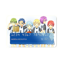Load image into Gallery viewer, Kuroko's Basketball Tetsuya Kuroko, Daiki Aomine, Atsushi Murasakibara Credit Card Skins (4-in-1 Pack)