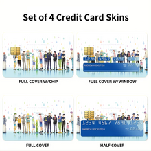 Load image into Gallery viewer, Kuroko's Basketball Tetsuya Kuroko, Daiki Aomine, Atsushi Murasakibara, Teppei Kiyoshi Credit Card Skins (4-in-1 Pack)