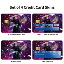 Load image into Gallery viewer, Kurosaki Ichigo Credit Card Skins (4-in-1 Pack)