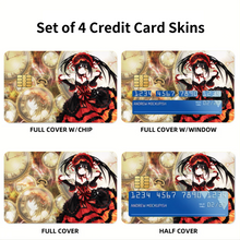 Load image into Gallery viewer, Kurumi Tokisaki Credit Card Skins (4-in-1 Pack)