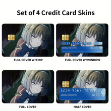 Load image into Gallery viewer, Kushida Kikyou Credit Card Skins (4-in-1 Pack)
