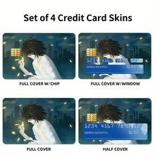 Load image into Gallery viewer, L Credit Card Skins (4-in-1 Pack)