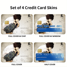 Load image into Gallery viewer, L (Death Note) Credit Card Skins (4-in-1 Pack)