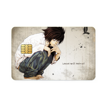 Load image into Gallery viewer, L (Death Note) Credit Card Skins (4-in-1 Pack)