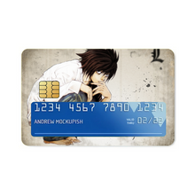 Load image into Gallery viewer, L (Death Note) Credit Card Skins (4-in-1 Pack)