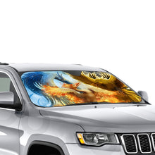 Load image into Gallery viewer, Legendary birds Articuno, Zapdos, and Moltres Car Sunshade