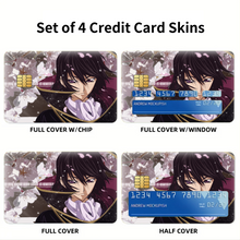 Load image into Gallery viewer, Lelouch Lamperouge Credit Card Skins (4-in-1 Pack)