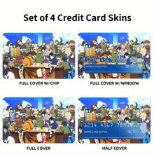 Load image into Gallery viewer, Life in Konoha  Credit Card Skins (4-in-1 Pack)