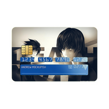 Load image into Gallery viewer, Light Yagami and L (Death Note) Credit Card Skins (4-in-1 Pack)