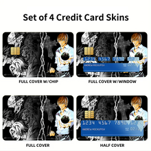 Load image into Gallery viewer, Light Yagami Credit Card Skins (4-in-1 Pack)