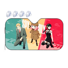 Load image into Gallery viewer, Loid Forger, Anya Forger & Yor Forger Car Sunshade