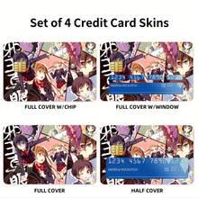 Load image into Gallery viewer, Love, Chunibyo & Other Delusions Credit Card Skins (4-in-1 Pack)