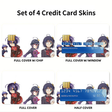 Load image into Gallery viewer, Love, Chunibyo & Other Delusions Rikka Takanashi Credit Card Skins (4-in-1 Pack)