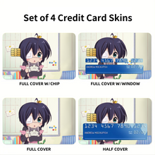 Load image into Gallery viewer, Love, Chunibyo & Other Delusions Rikka Takanashi Credit Card Skins (4-in-1 Pack)