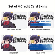 Load image into Gallery viewer, Love, Chunibyo & Other Delusions Rikka Takanashi Credit Card Skins (4-in-1 Pack)