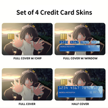 Load image into Gallery viewer, Love, Chunibyo & Other Delusions Rikka Takanashi Credit Card Skins (4-in-1 Pack)