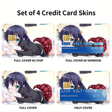 Load image into Gallery viewer, Love, Chunibyo & Other Delusions Rikka Takanashi Credit Card Skins (4-in-1 Pack)