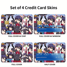 Load image into Gallery viewer, Love, Chunibyo & Other Delusions Rikka Takanashi Credit Card Skins (4-in-1 Pack)