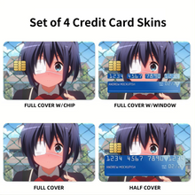 Load image into Gallery viewer, Love, Chunibyo & Other Delusions Rikka Takanashi Credit Card Skins (4-in-1 Pack)