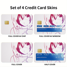 Load image into Gallery viewer, Love, Chunibyo & Other Delusions Rikka Takanashi Credit Card Skins (4-in-1 Pack)