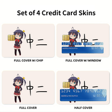 Load image into Gallery viewer, Love, Chunibyo & Other Delusions Rikka Takanashi Credit Card Skins (4-in-1 Pack)