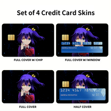 Load image into Gallery viewer, Love, Chunibyo & Other Delusions Rikka Takanashi Credit Card Skins (4-in-1 Pack)