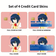 Load image into Gallery viewer, Love, Chunibyo & Other Delusions Rikka Takanashi Credit Card Skins (4-in-1 Pack)