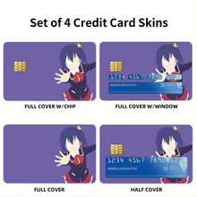 Load image into Gallery viewer, Love, Chunibyo & Other Delusions Rikka Takanashi Credit Card Skins (4-in-1 Pack)