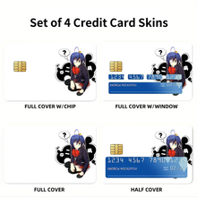 Load image into Gallery viewer, Love, Chunibyo & Other Delusions Rikka Takanashi Credit Card Skins (4-in-1 Pack)