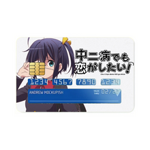 Load image into Gallery viewer, Love, Chunibyo & Other Delusions Rikka Takanashi Credit Card Skins (4-in-1 Pack)