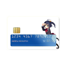 Load image into Gallery viewer, Love, Chunibyo & Other Delusions Rikka Takanashi Credit Card Skins (4-in-1 Pack)