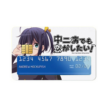 Load image into Gallery viewer, Love, Chunibyo & Other Delusions Rikka Takanashi Credit Card Skins (4-in-1 Pack)