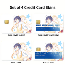 Load image into Gallery viewer, Love, Chunibyo & Other Delusions Rikka Takanashi, Sanae Dekomori Credit Card Skins (4-in-1 Pack)